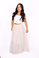 COTTON CLOUD MAXI SKIRT