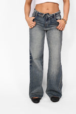 ''TALL'' FOLD OVER JEANS 2032