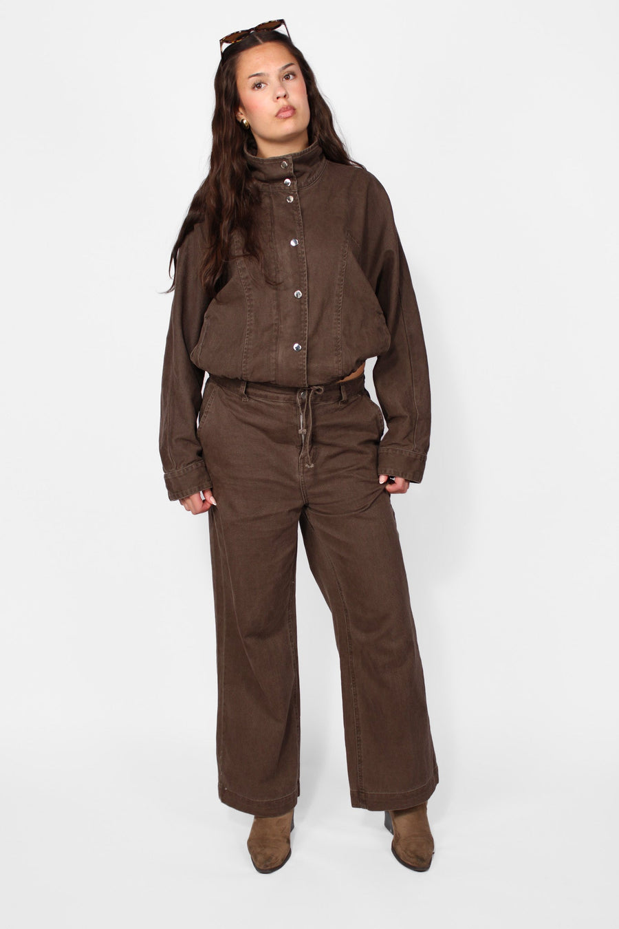 ''PETITE'' WIDE LEG JEANS 11535