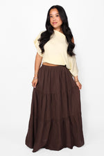 COTTON CLOUD MAXI SKIRT