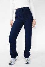 ''TALL'' STRETCH PANTS - NAVY