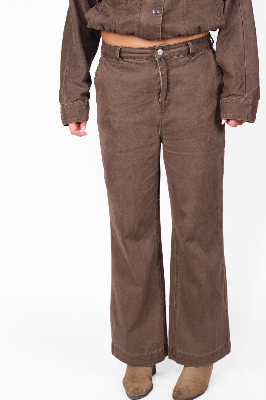 ''PETITE'' WIDE LEG JEANS 11535
