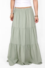 COTTON CLOUD MAXI SKIRT
