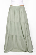 COTTON CLOUD MAXI SKIRT