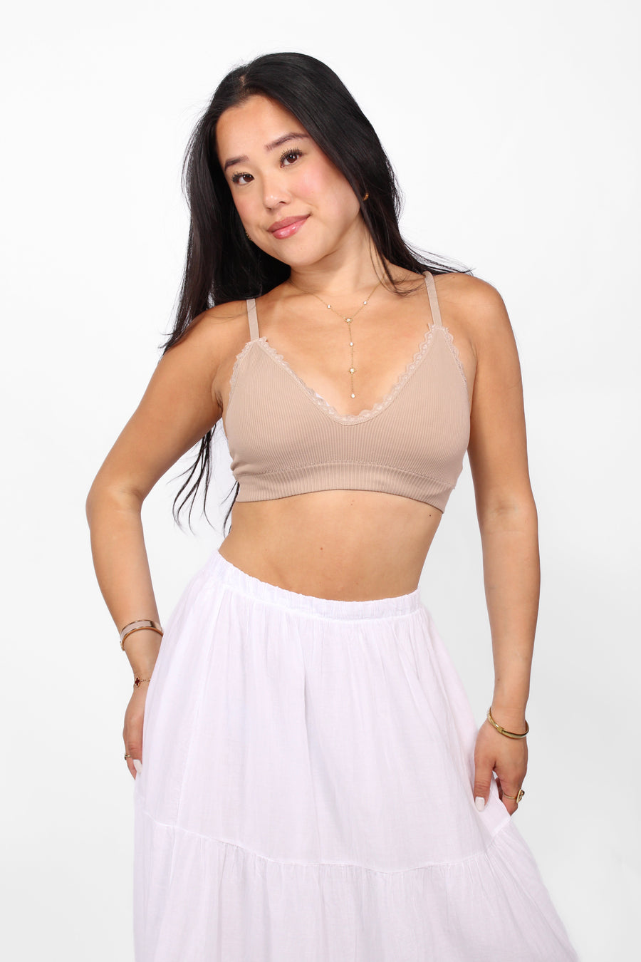 THE GO TO LACE TOP
