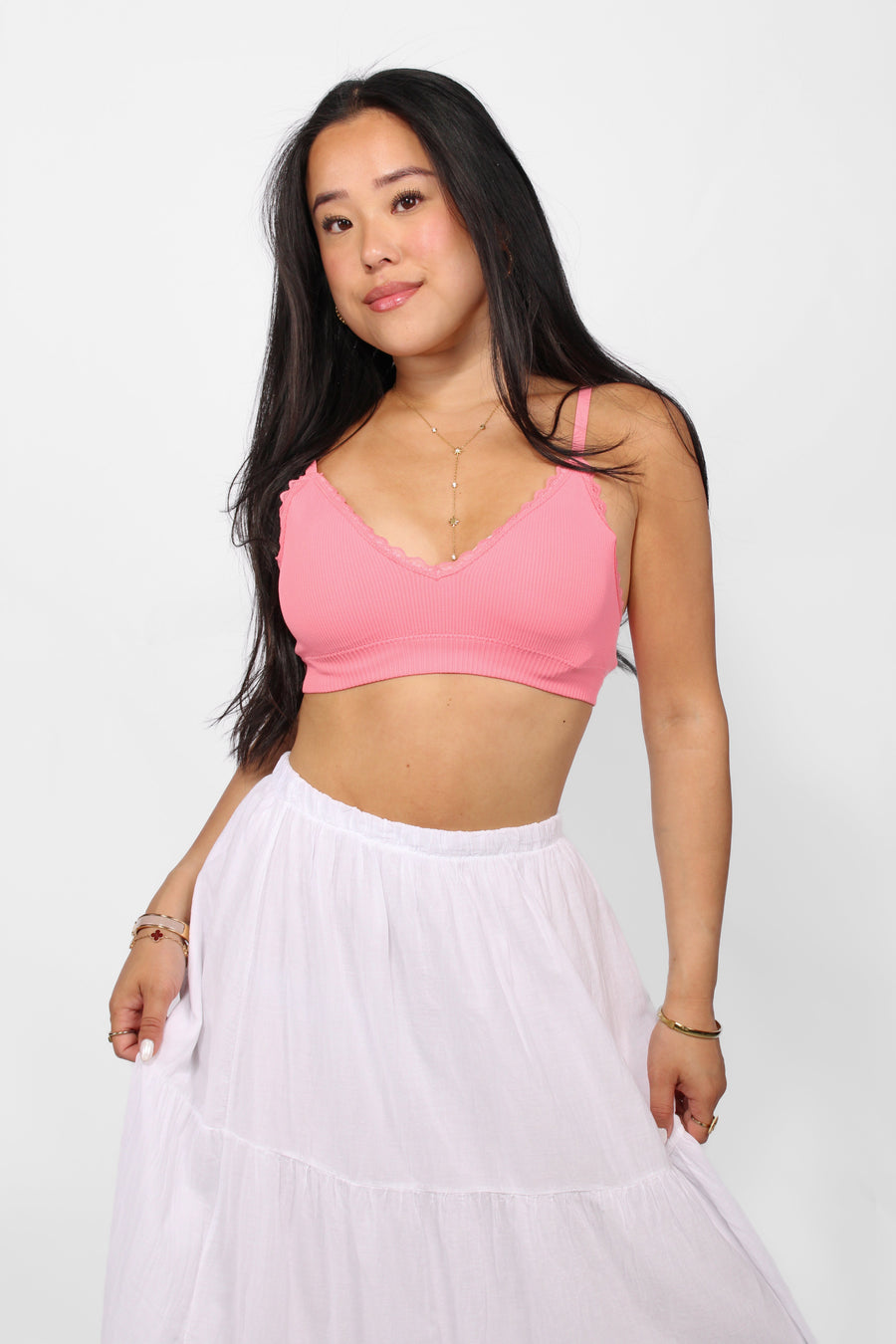 THE GO TO LACE TOP