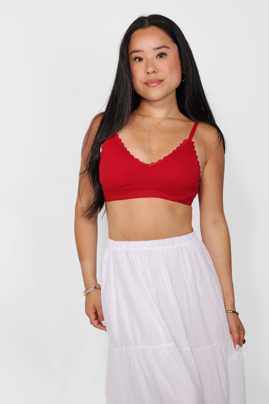 THE GO TO LACE TOP