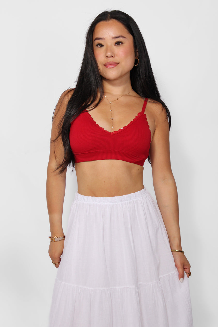 THE GO TO LACE TOP