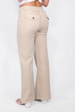 LOW WAIST FLARE JEANS