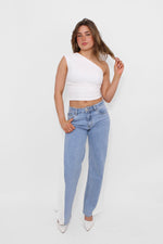 LACE WIDE LEG JEANS