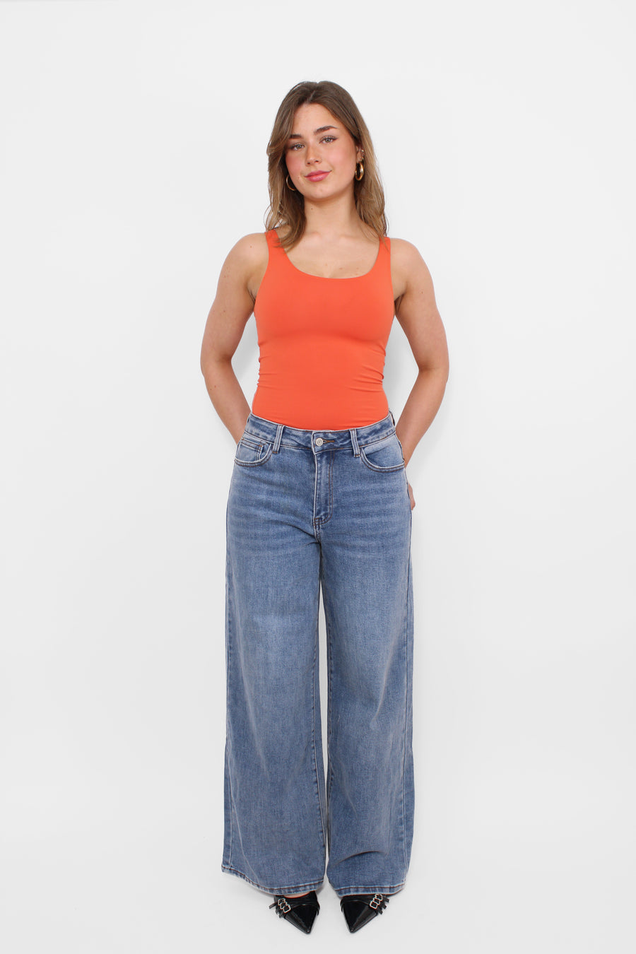 WIDE LEG JEANS 343-2