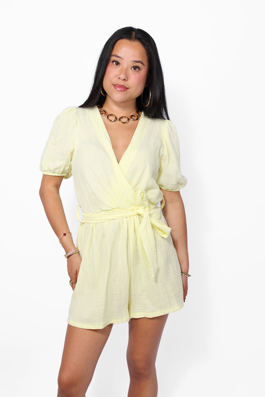 COTTON CRUSH PLAYSUIT