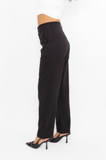 ''PETITE'' ESSENTIAL TROUSER HIGH WAIST WIDE LEG