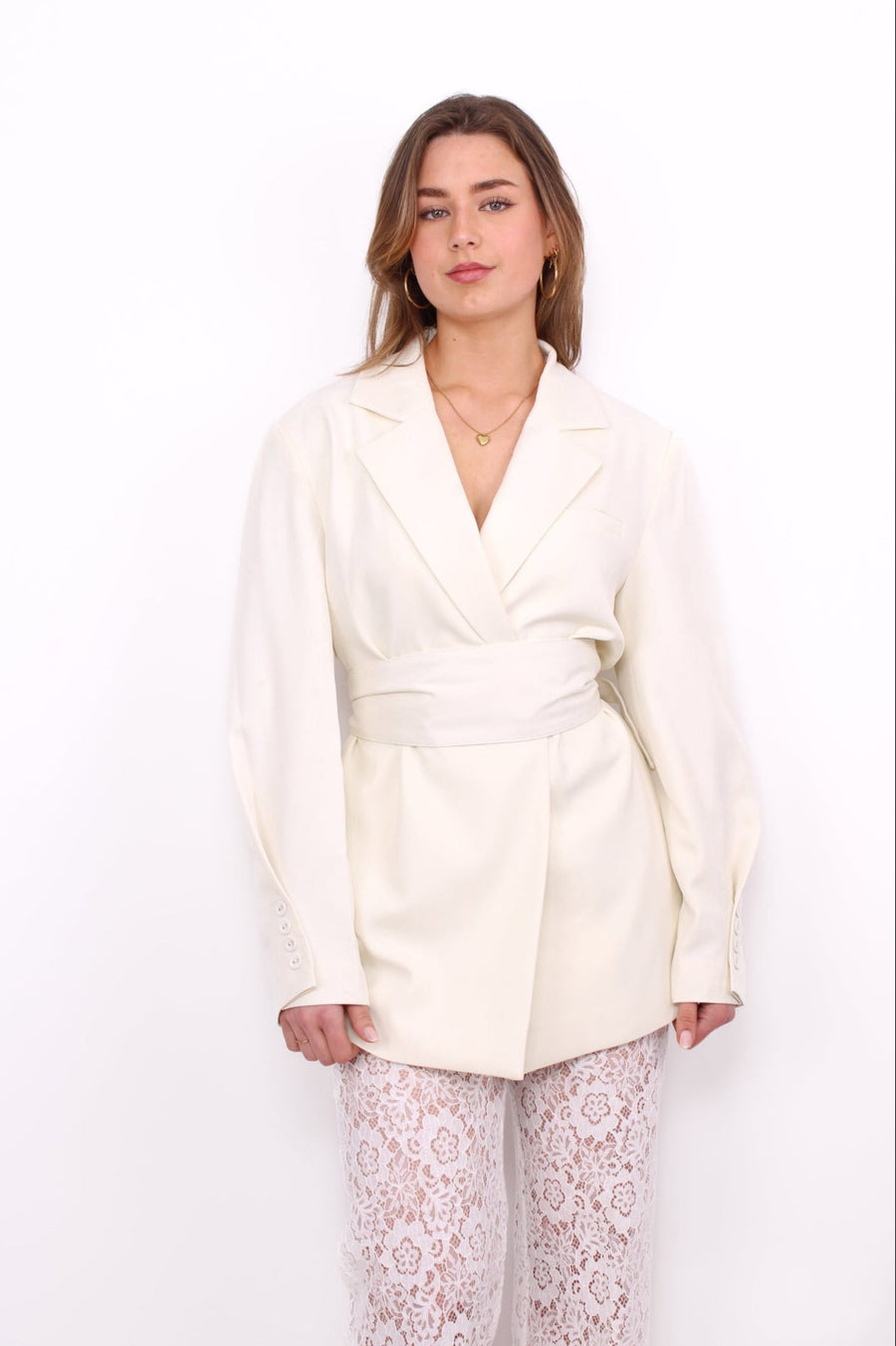 TAYLOR BLAZER - OFF WHITE