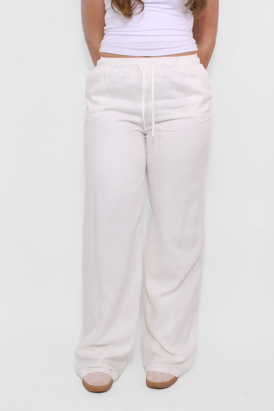“TALL'' LINEN PANTS