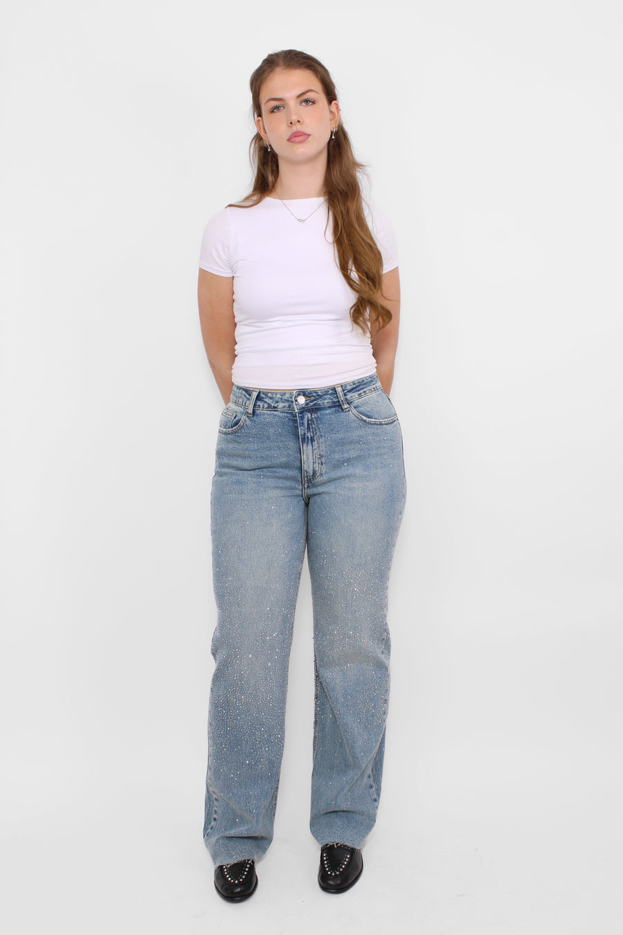 ''TALL'' GLITTER JEANS 3908
