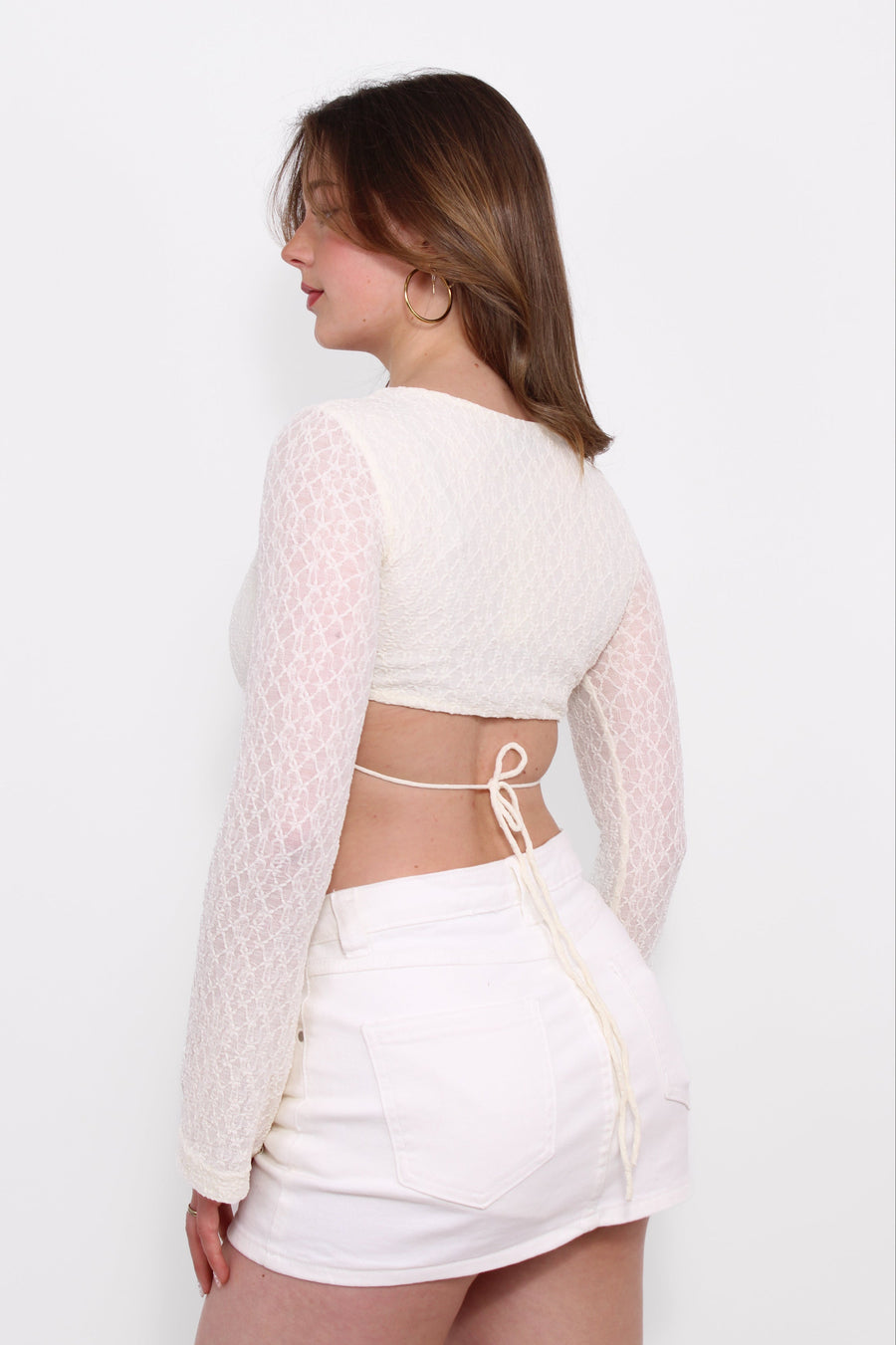 HIDDEN ROMANCE LACE TOP