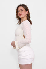 HIDDEN ROMANCE LACE TOP