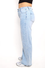 “PLUSSIZE” WIDE LEG JEANS 072 - LIGHT DENIM