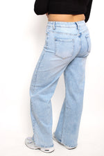 “PLUSSIZE” WIDE LEG JEANS 072 - LIGHT DENIM