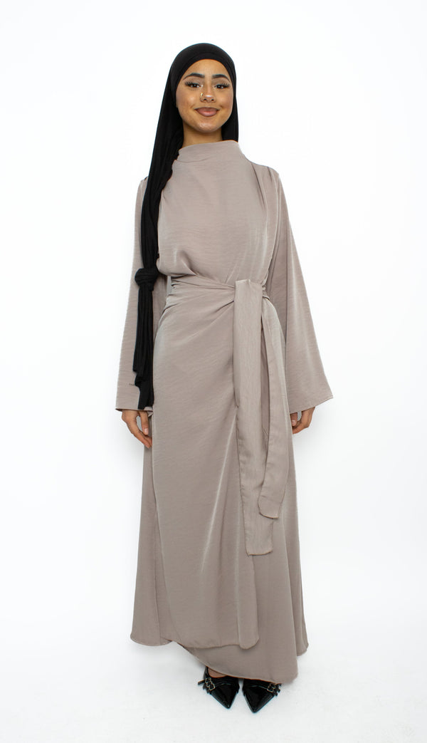 SANA DRESS - TAUPE