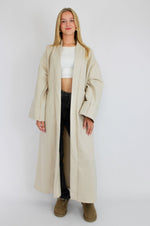 “TALL'' NYLA KIMONO - BEIGE