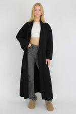 “TALL” NYLA KIMONO - BLACK