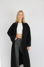 “TALL” NYLA KIMONO - BLACK
