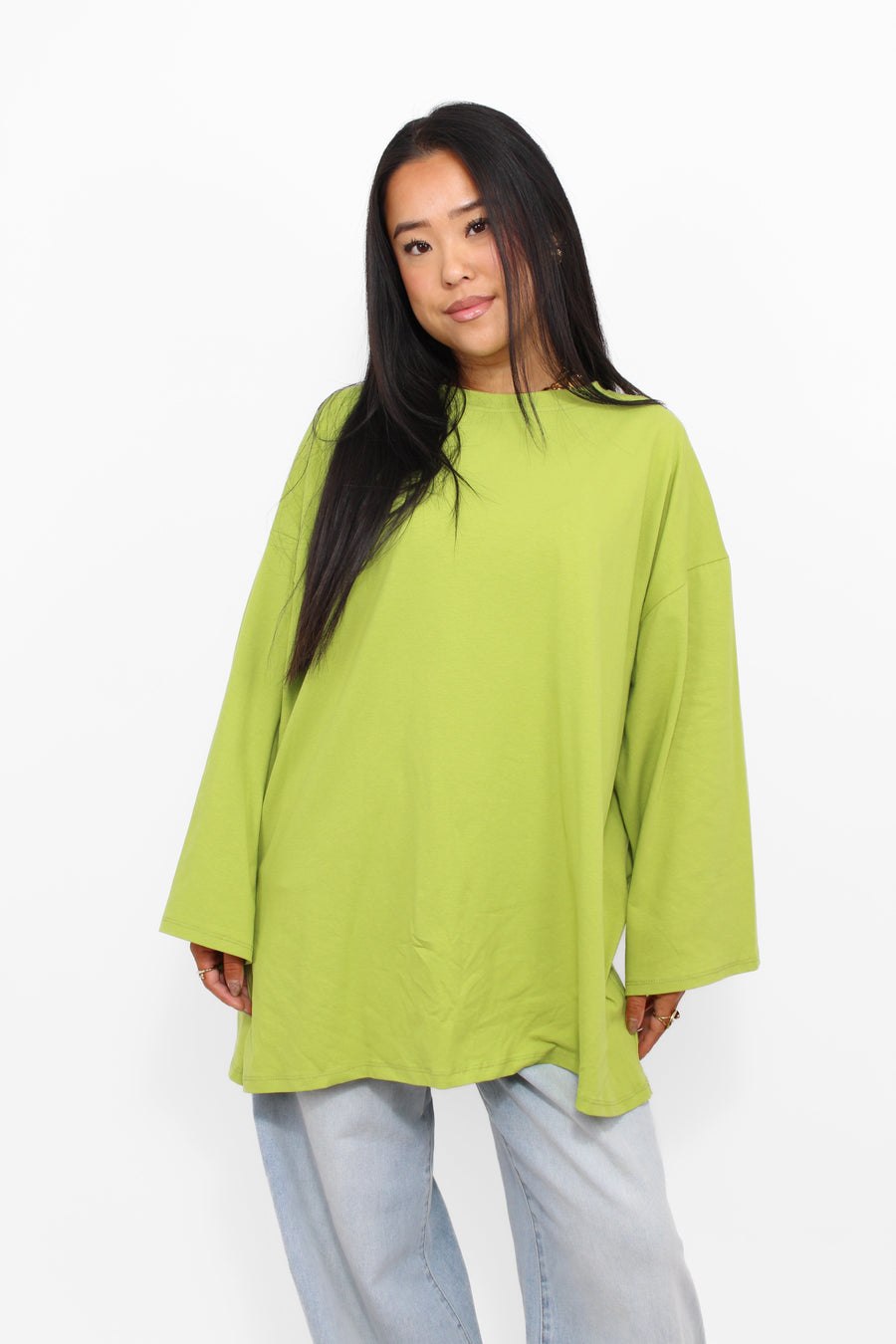 OVERSIZED COTTON LONG SLEEVE