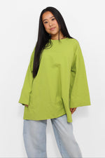 OVERSIZED COTTON LONG SLEEVE