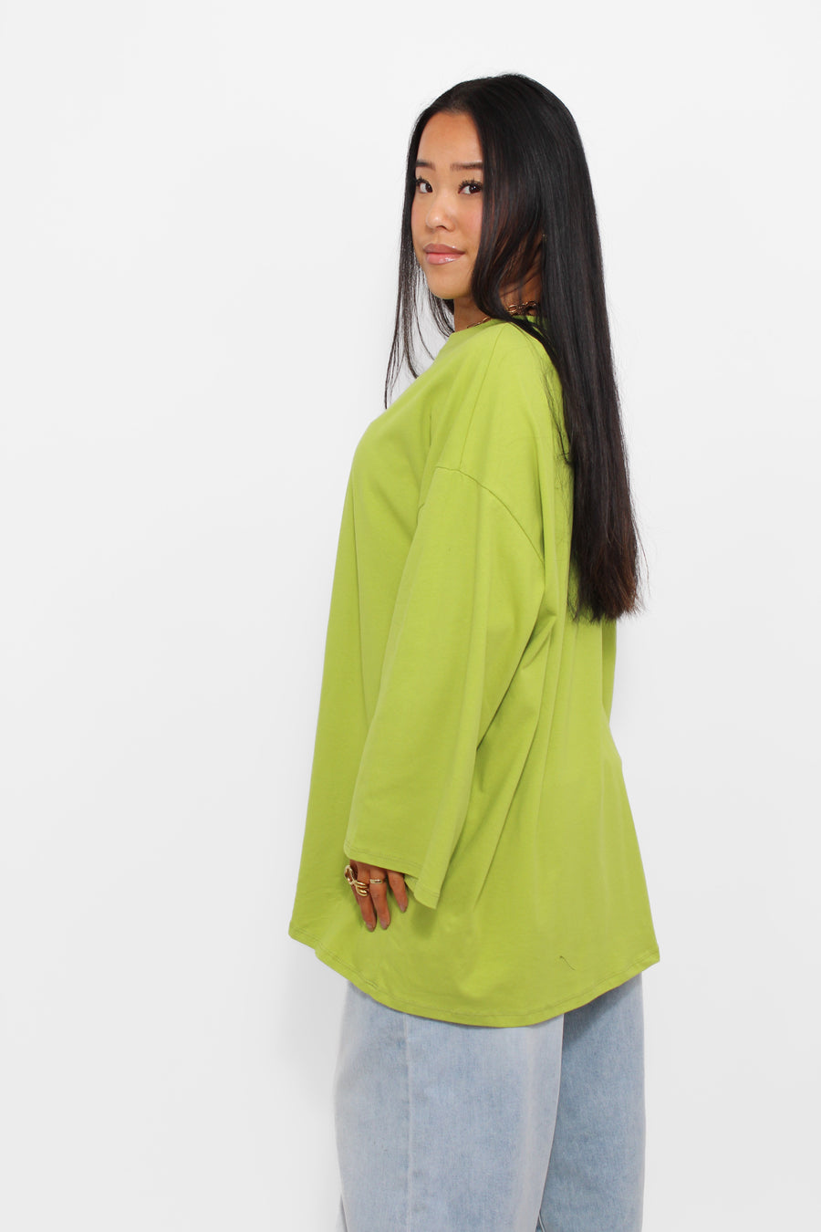 OVERSIZED COTTON LONG SLEEVE