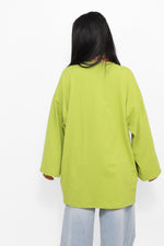 OVERSIZED COTTON LONG SLEEVE