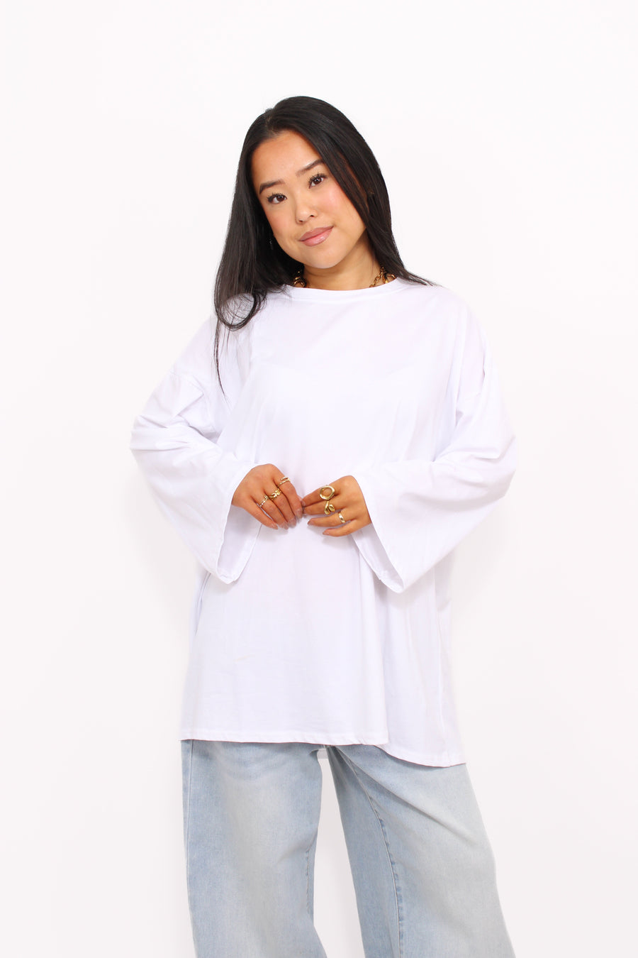 OVERSIZED COTTON LONG SLEEVE