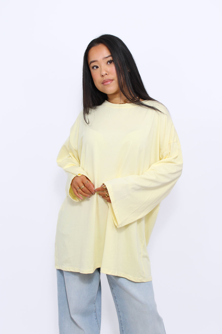 OVERSIZED COTTON LONG SLEEVE