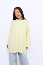 OVERSIZED COTTON LONG SLEEVE
