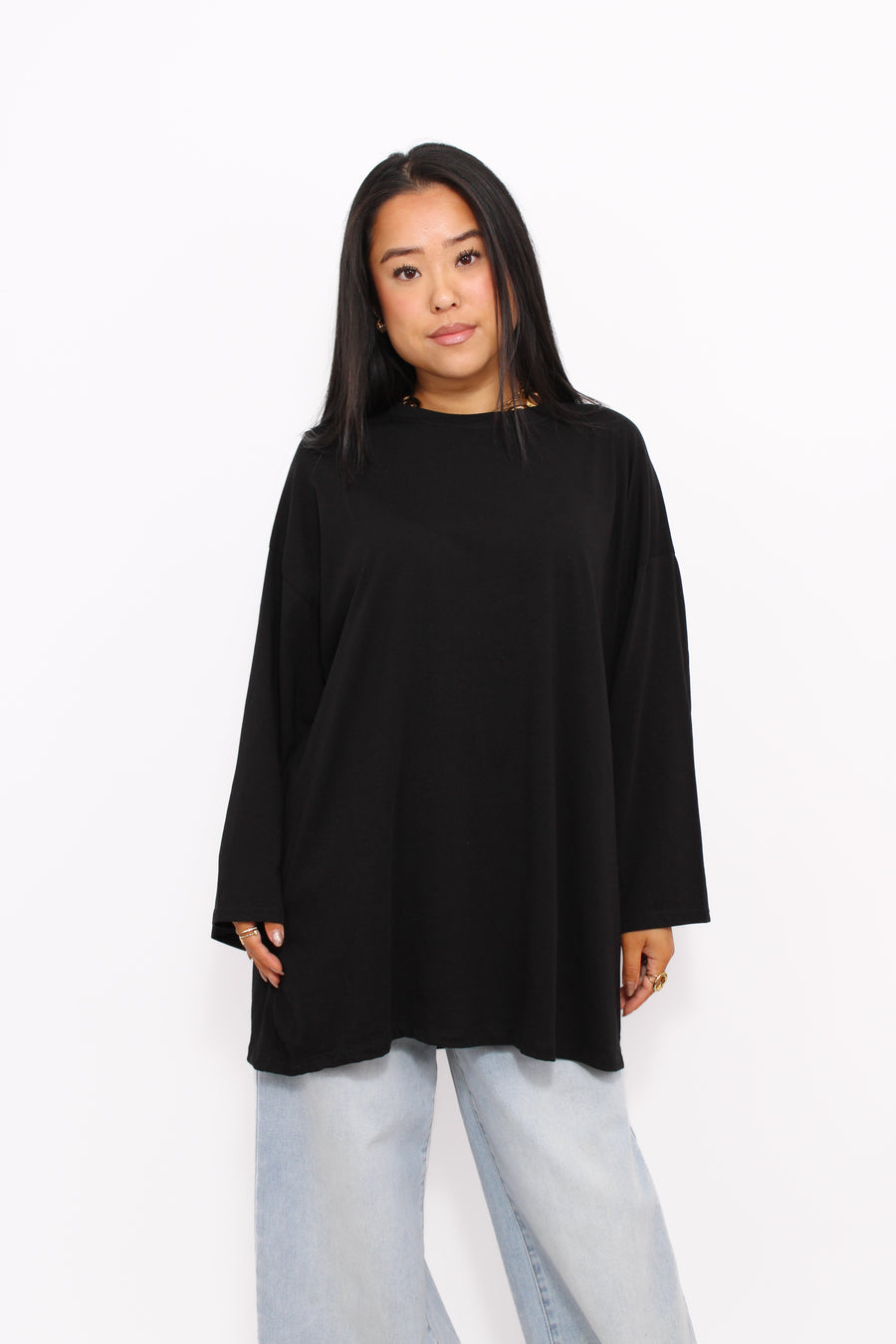 OVERSIZED COTTON LONG SLEEVE