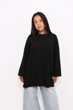 OVERSIZED COTTON LONG SLEEVE