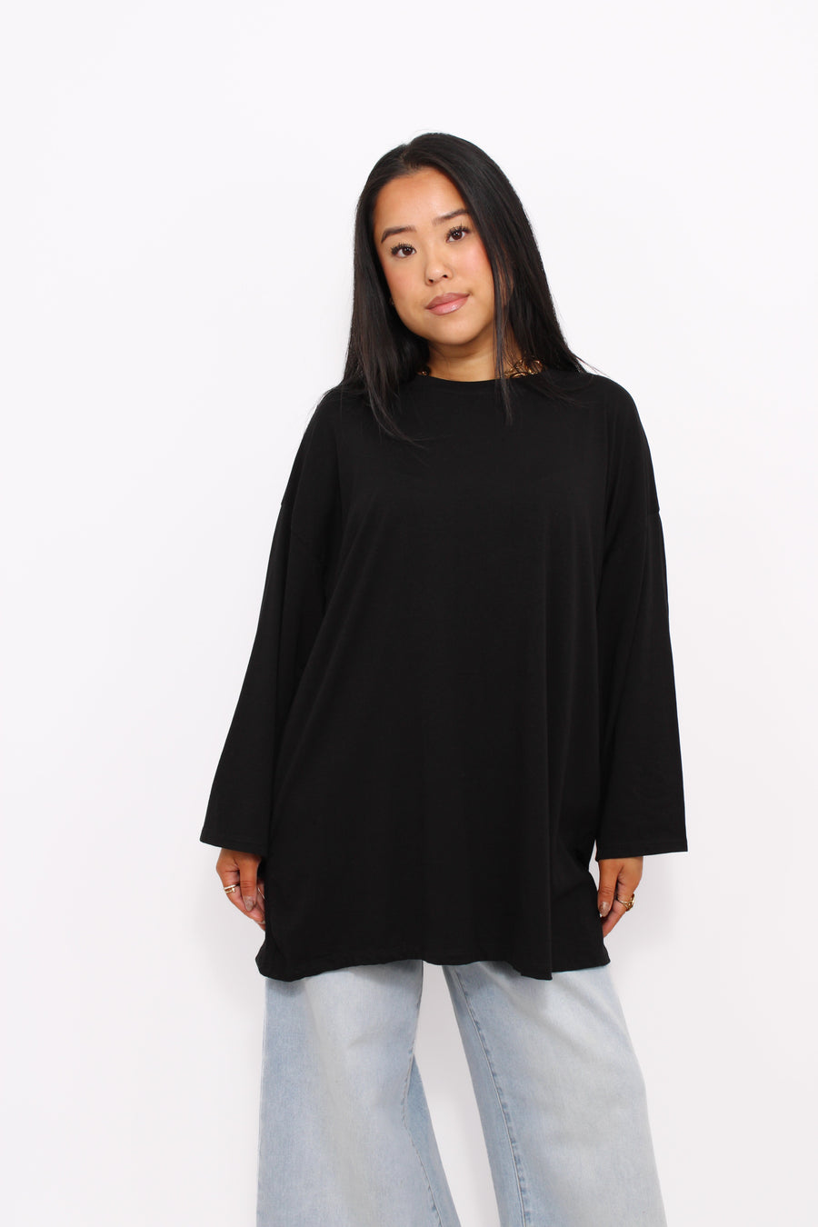 OVERSIZED COTTON LONG SLEEVE