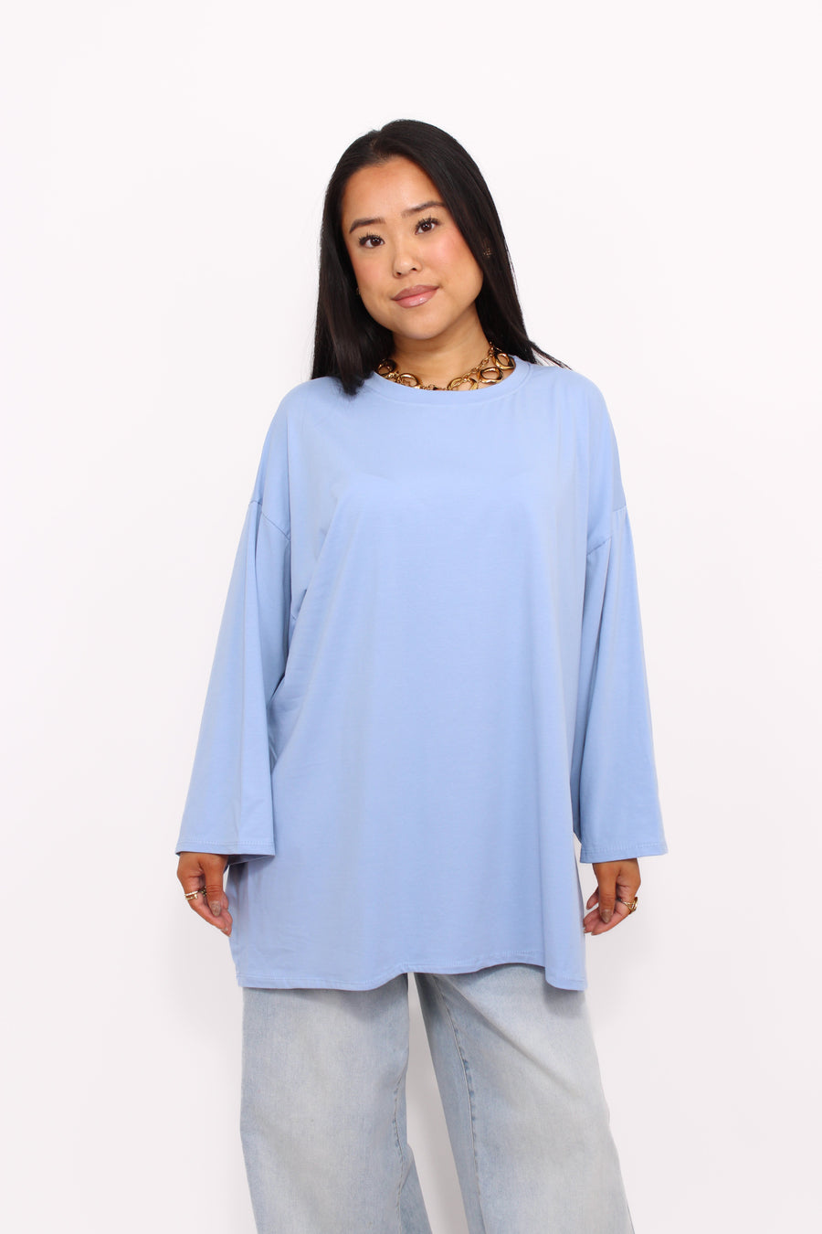 OVERSIZED COTTON LONG SLEEVE