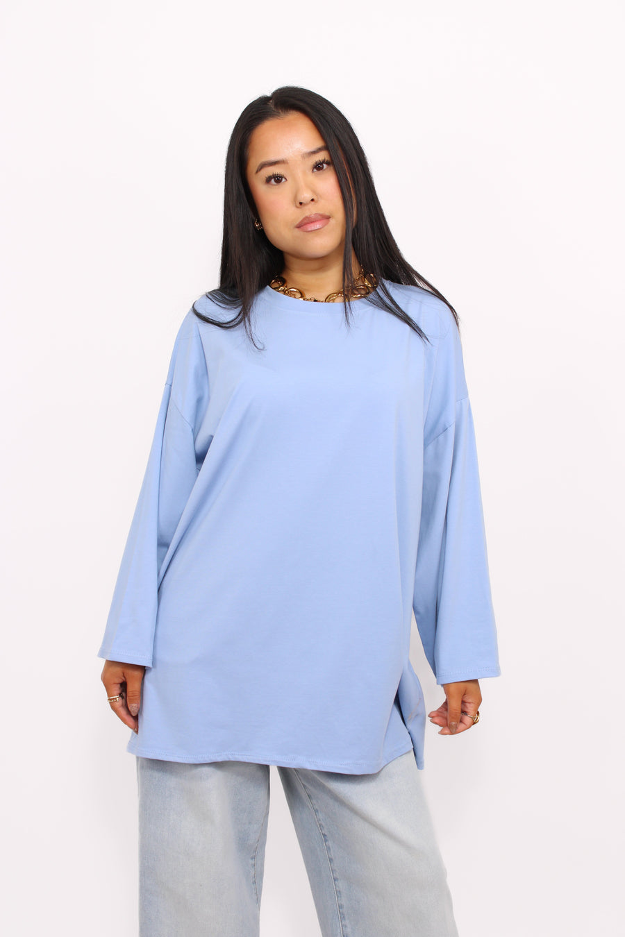 OVERSIZED COTTON LONG SLEEVE
