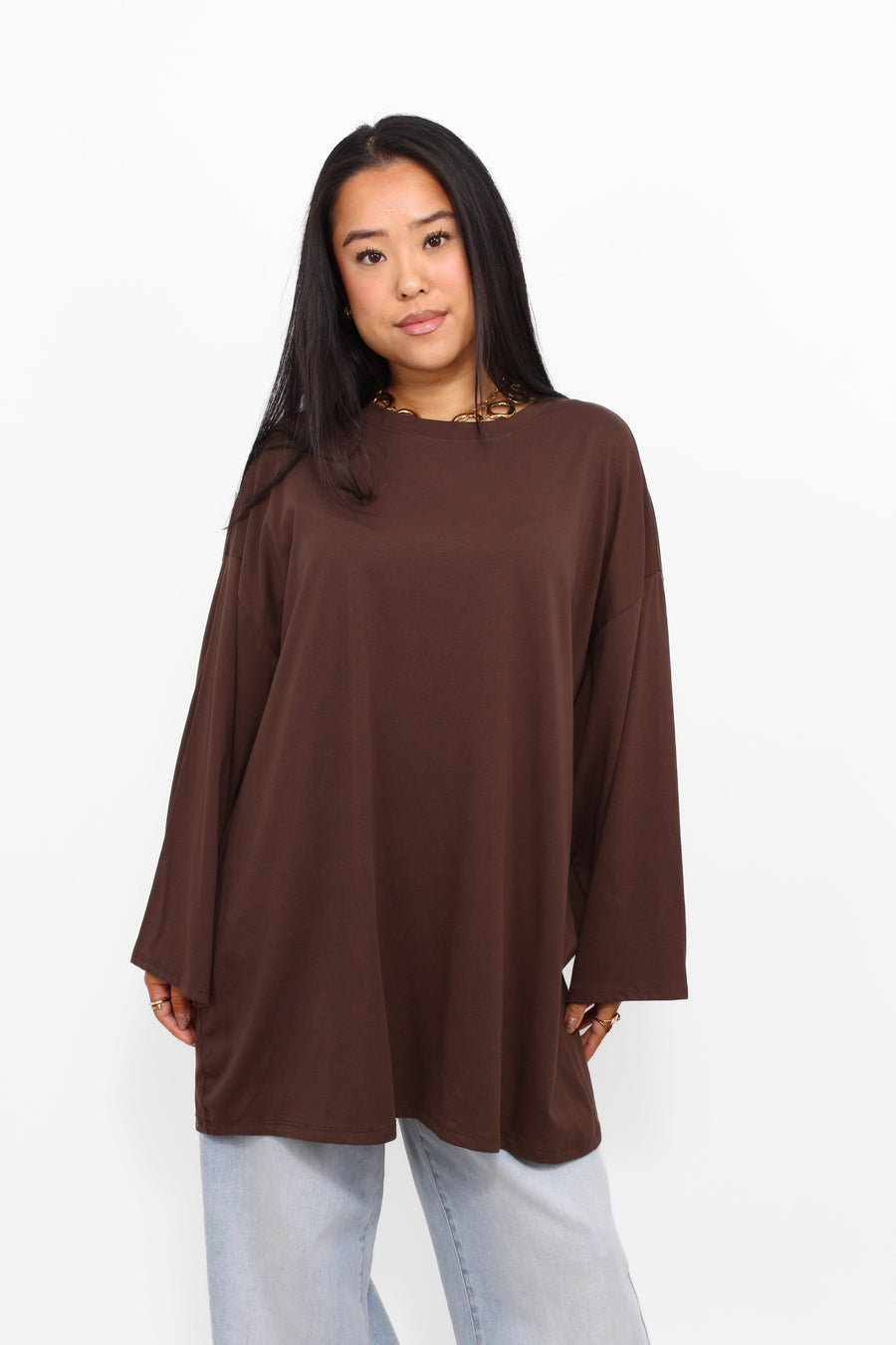 OVERSIZED COTTON LONG SLEEVE