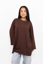 OVERSIZED COTTON LONG SLEEVE