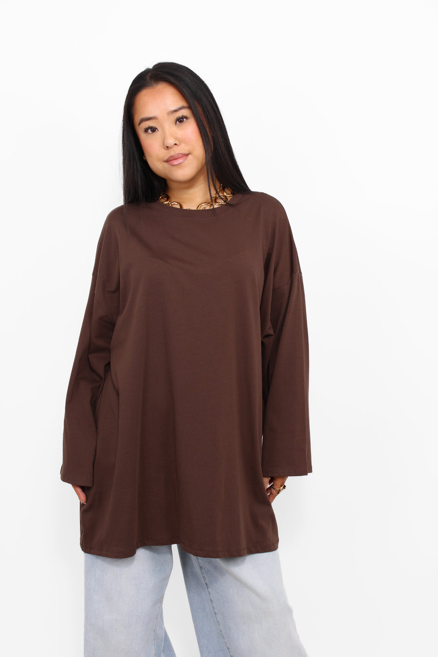 OVERSIZED COTTON LONG SLEEVE
