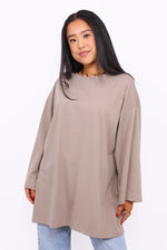OVERSIZED COTTON LONG SLEEVE