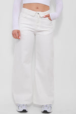 FOLD OVER BALLOON JEANS