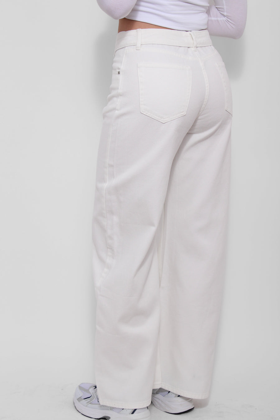 FOLD OVER BALLOON JEANS