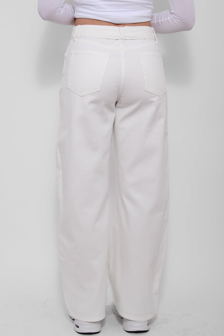 FOLD OVER BALLOON JEANS