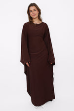 LINA DRESS - BROWN