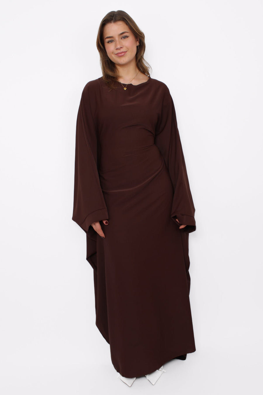 LINA DRESS - BROWN