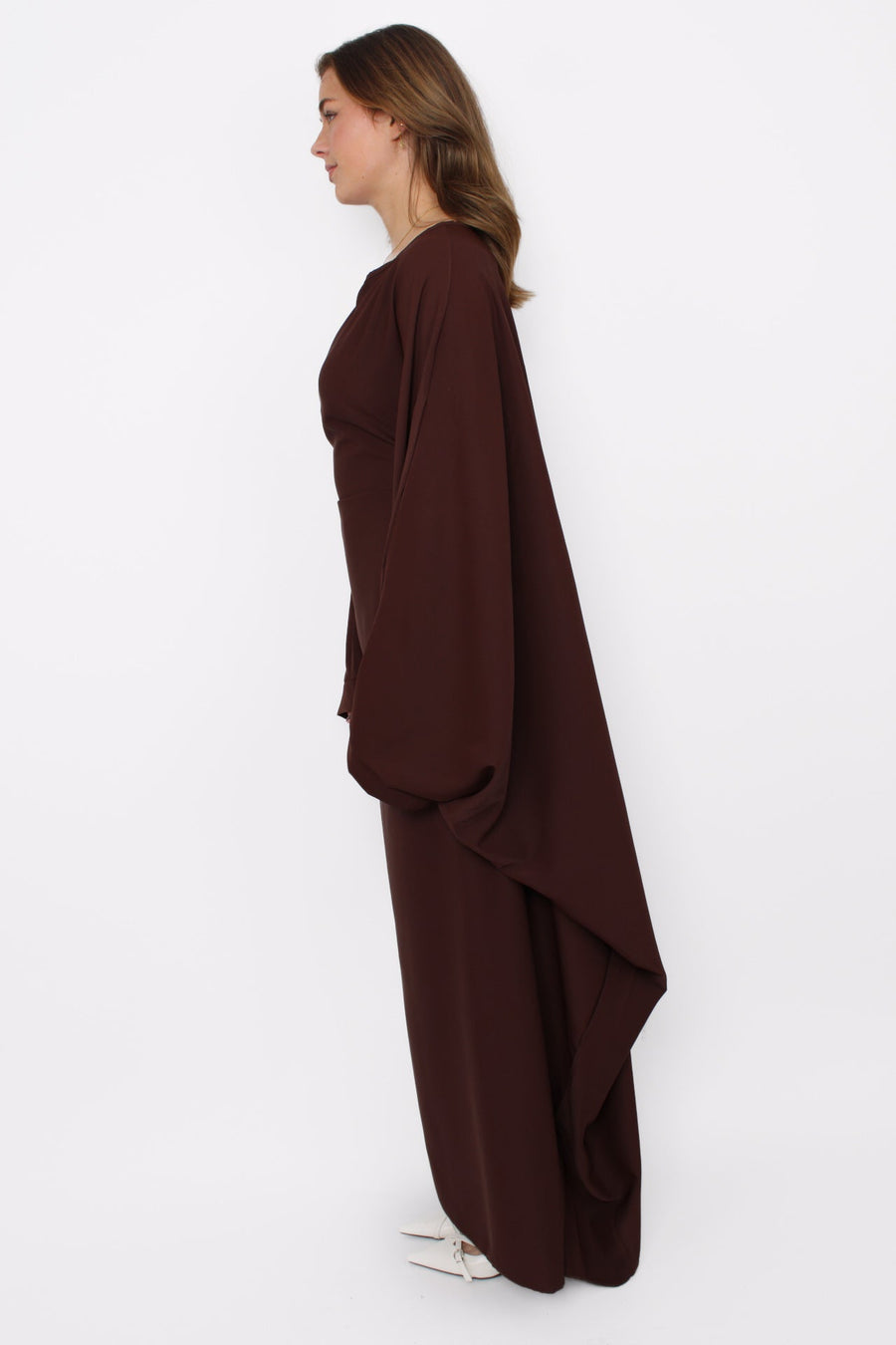 LINA DRESS - BROWN